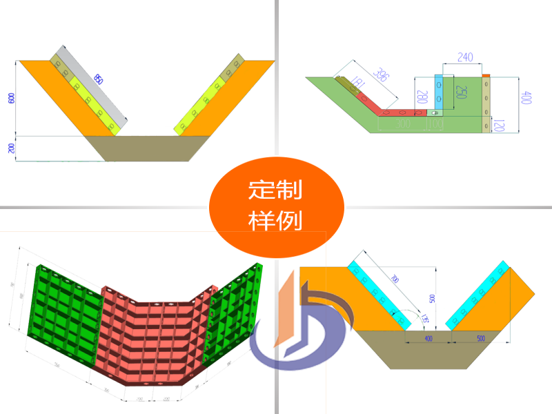 梯形水沟模板、塑钢模具